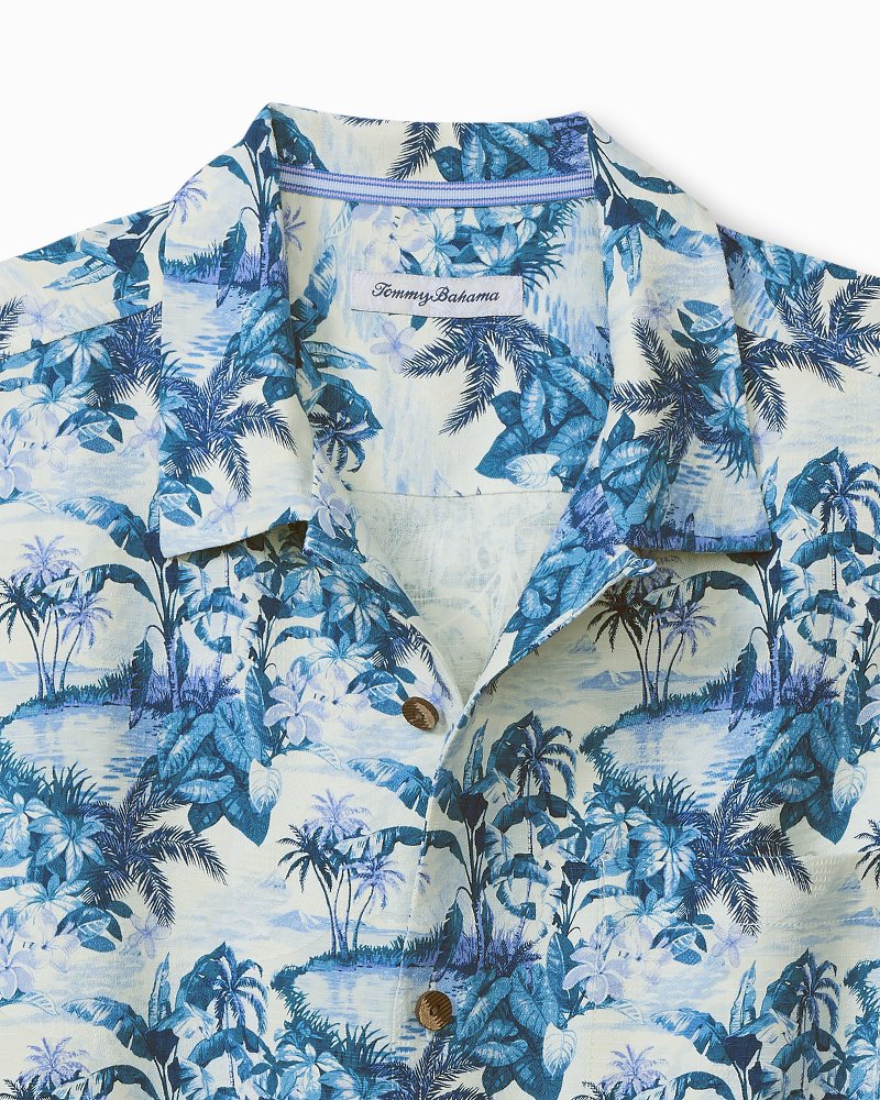Tommy Bahama | Hidden Horizons Silk Camp Shirt / Myka Blue