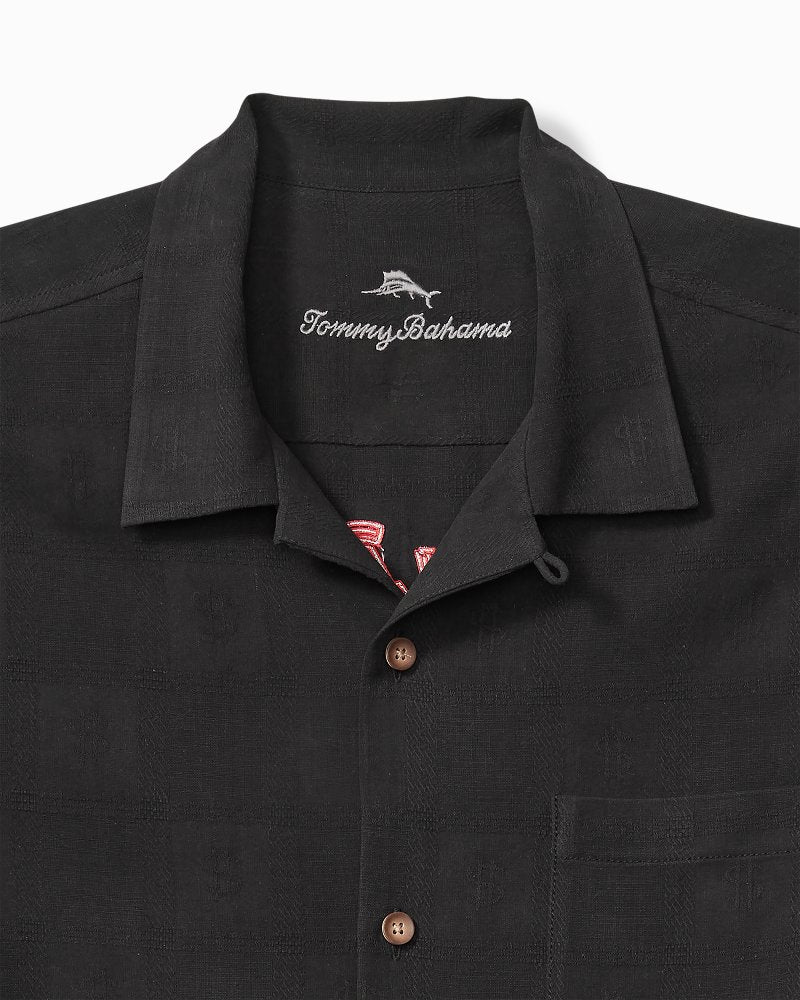 Tommy Bahama | Vegas State of Mind Silk Camp Shirt / Black