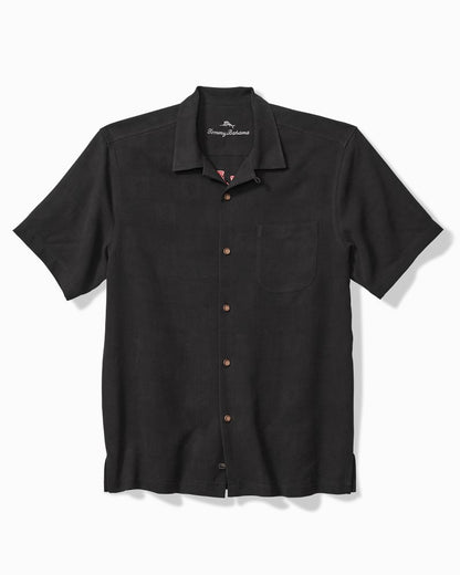 Tommy Bahama | Vegas State of Mind Silk Camp Shirt / Black