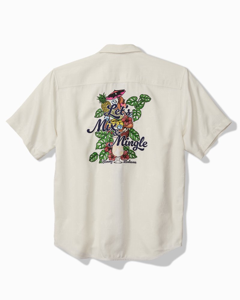 Tommy Bahama | Let's Mix & Mingle Silk Camp Shirt / Continental