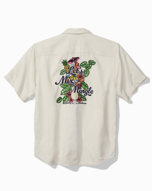 Tommy Bahama | Let's Mix & Mingle Silk Camp Shirt / Continental