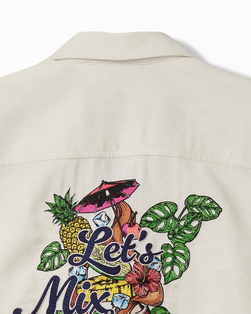 Tommy Bahama | Let's Mix & Mingle Silk Camp Shirt / Continental