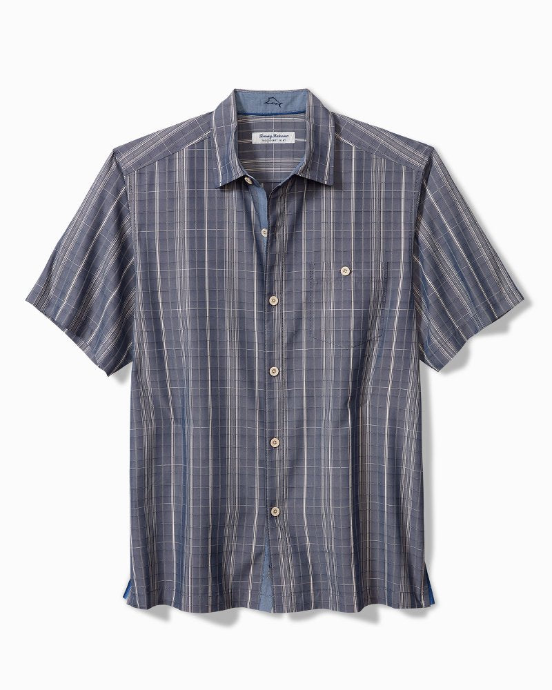 Tommy Bahama | Coconut Point Samba Stripe IslandZone® Camp Shirt / Island Navy