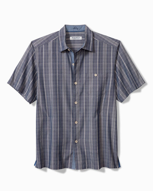 Tommy Bahama | Coconut Point Samba Stripe IslandZone® Camp Shirt / Island Navy