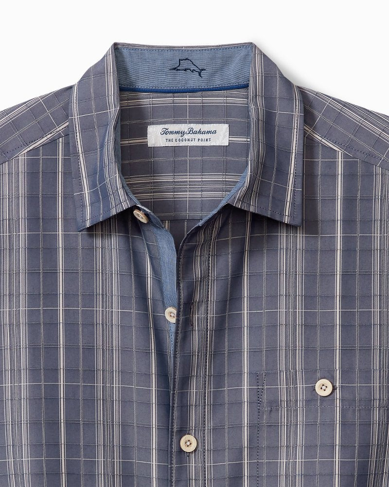 Tommy Bahama | Coconut Point Samba Stripe IslandZone® Camp Shirt / Island Navy