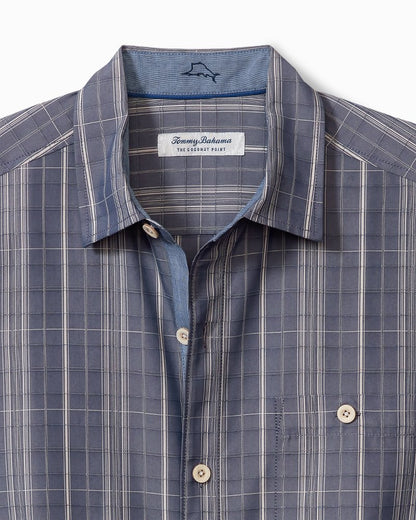 Tommy Bahama | Coconut Point Samba Stripe IslandZone® Camp Shirt / Island Navy