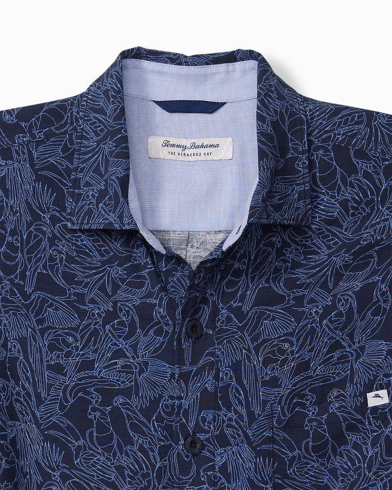 Tommy Bahama | Veracruz Cay Paradise Pajaro Short-Sleeve Shirt / Deep Tahoe