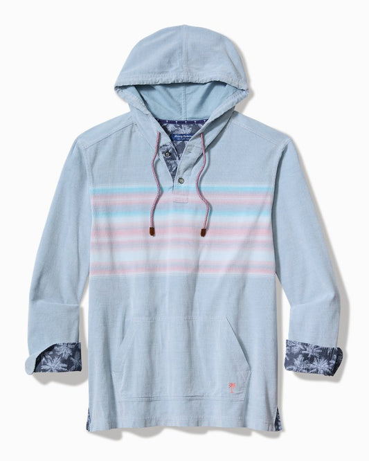 Tommy Bahama | Coastline Cord Stretch Breeze Baja Hoodie / Norse Blue