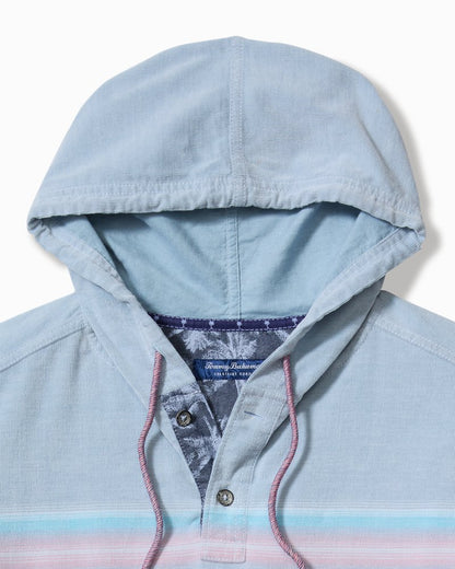 Tommy Bahama | Coastline Cord Stretch Breeze Baja Hoodie / Norse Blue