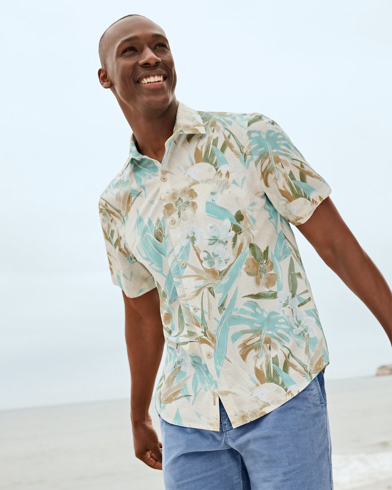 Tommy Bahama | Bahama Coast Jungle Haven IslandZone® Shirt / Warm Mist