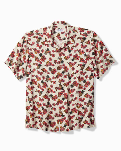 Tommy Bahama | Veracruz Cay Ukelele Blooms Short-Sleeve Shirt / Bleached Sand