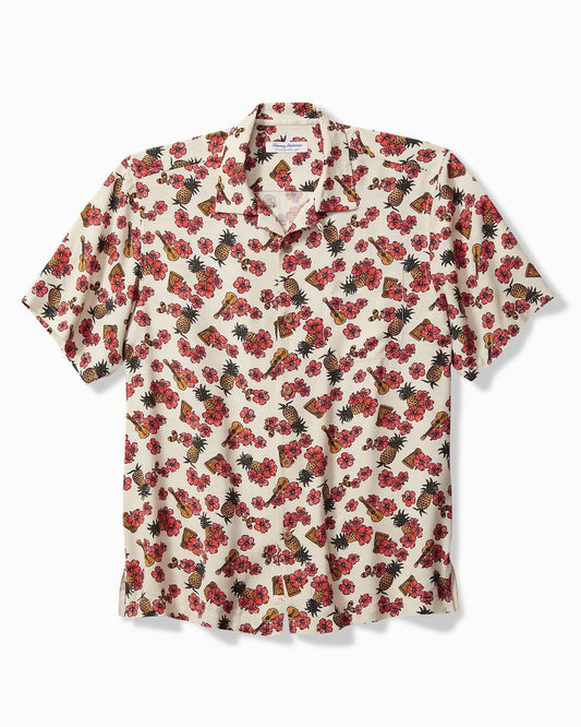 Tommy Bahama | Veracruz Cay Ukelele Blooms Short-Sleeve Shirt / Bleached Sand