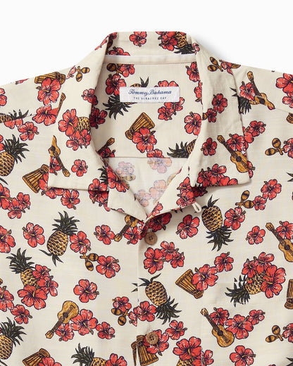 Tommy Bahama | Veracruz Cay Ukelele Blooms Short-Sleeve Shirt / Bleached Sand