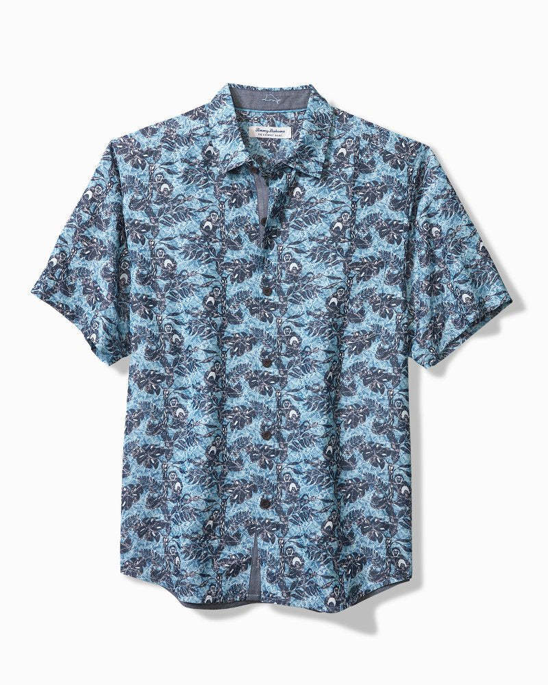 Tommy Bahama | Coconut Point Capuchin Vines IslandZone® Camp Shirt / Pool Tile
