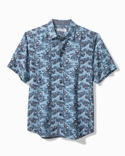 Tommy Bahama | Coconut Point Capuchin Vines IslandZone® Camp Shirt / Pool Tile