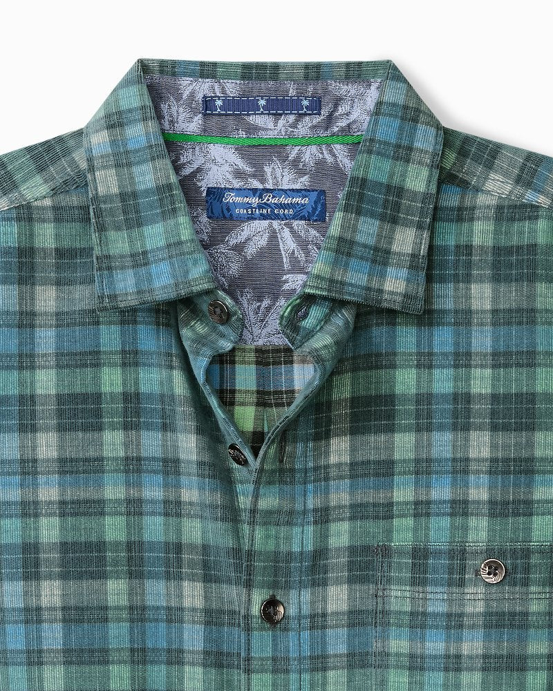 Tommy Bahama | Coastline Cord Stretch Lagoon Check Shirt / Deep Slate