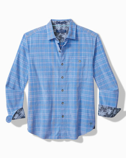Tommy Bahama | Coastline Cord Stretch Brisa Check Shirt / Palace Blue