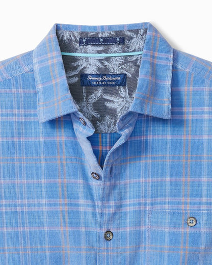 Tommy Bahama | Coastline Cord Stretch Brisa Check Shirt / Palace Blue
