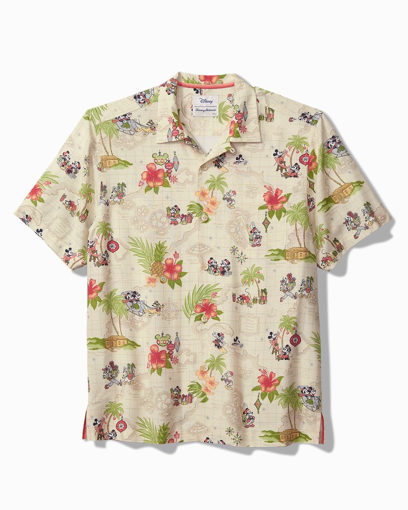 Tommy Bahama | Disney Veracruz Cay Huladay Adventure Camp Shirt / Bleached Sand