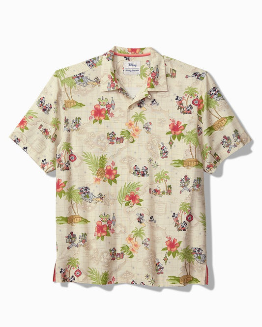 Tommy Bahama | Disney Veracruz Cay Huladay Adventure Camp Shirt / Bleached Sand