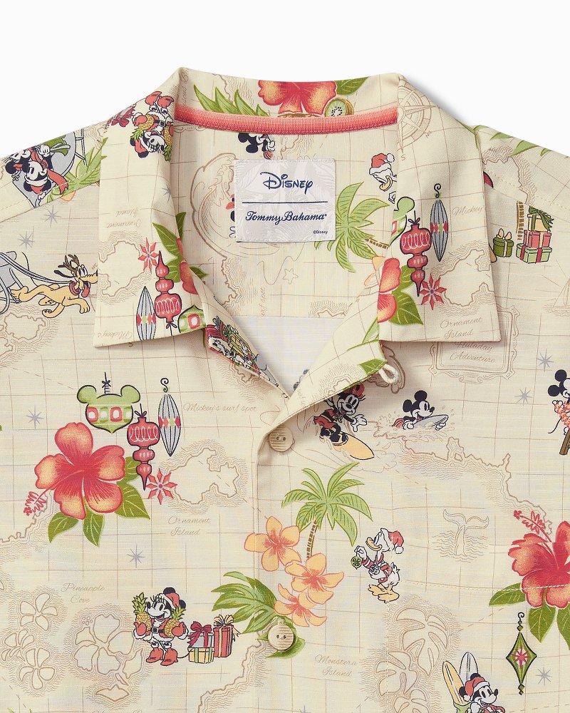Tommy Bahama | Disney Veracruz Cay Huladay Adventure Camp Shirt / Bleached Sand