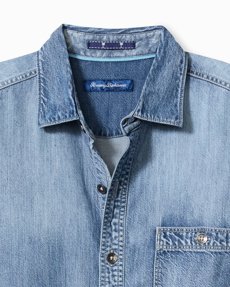 Tommy Bahama | Palm Reflections Long-Sleeve Shirt / Blue Jean
