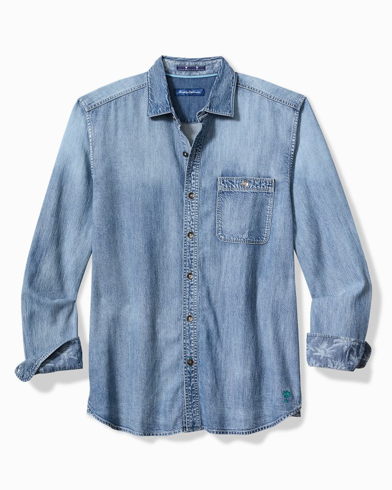 Tommy Bahama | Palm Reflections Long-Sleeve Shirt / Blue Jean