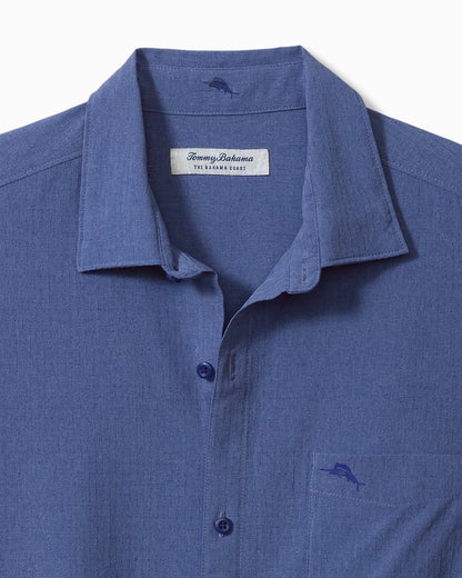 Tommy Bahama | Bahama Coast Sands IslandZone® Long-Sleeve Shirt / Classic Blue