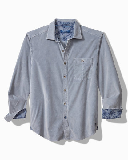 Tommy Bahama | Coastline Cord Stretch Sun Fade Shirt / Denimblau