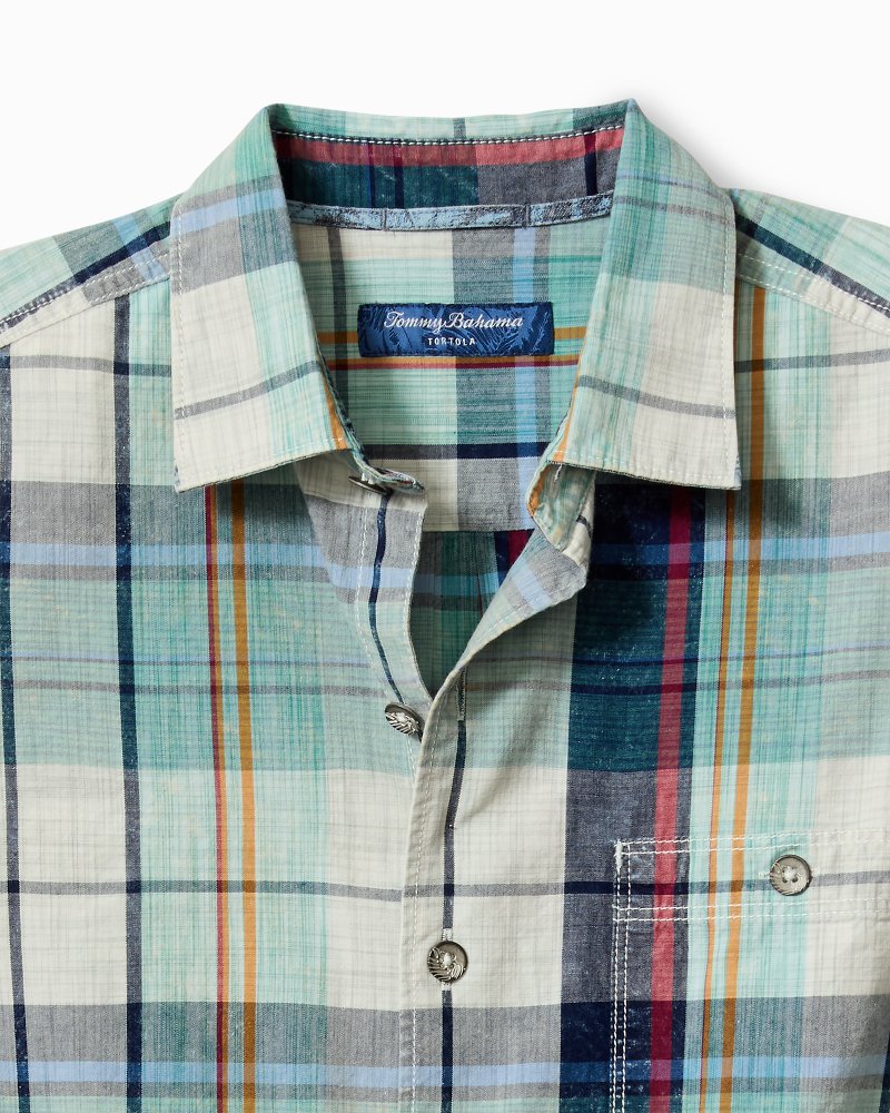Tommy Bahama | Sunwash Check Long-Sleeve Shirt / Azul Mar