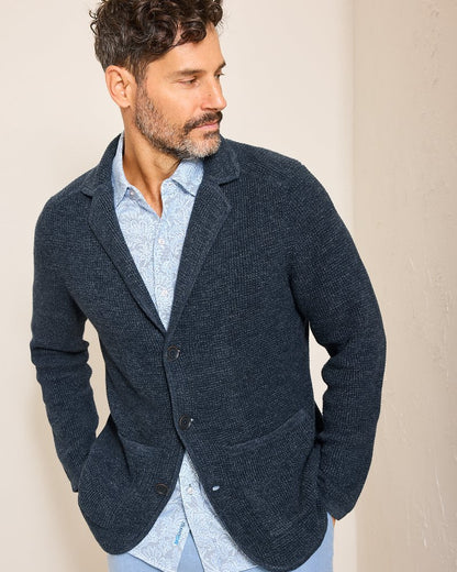 Tommy Bahama | Cityscape Sweater Blazer / Ocean Deep