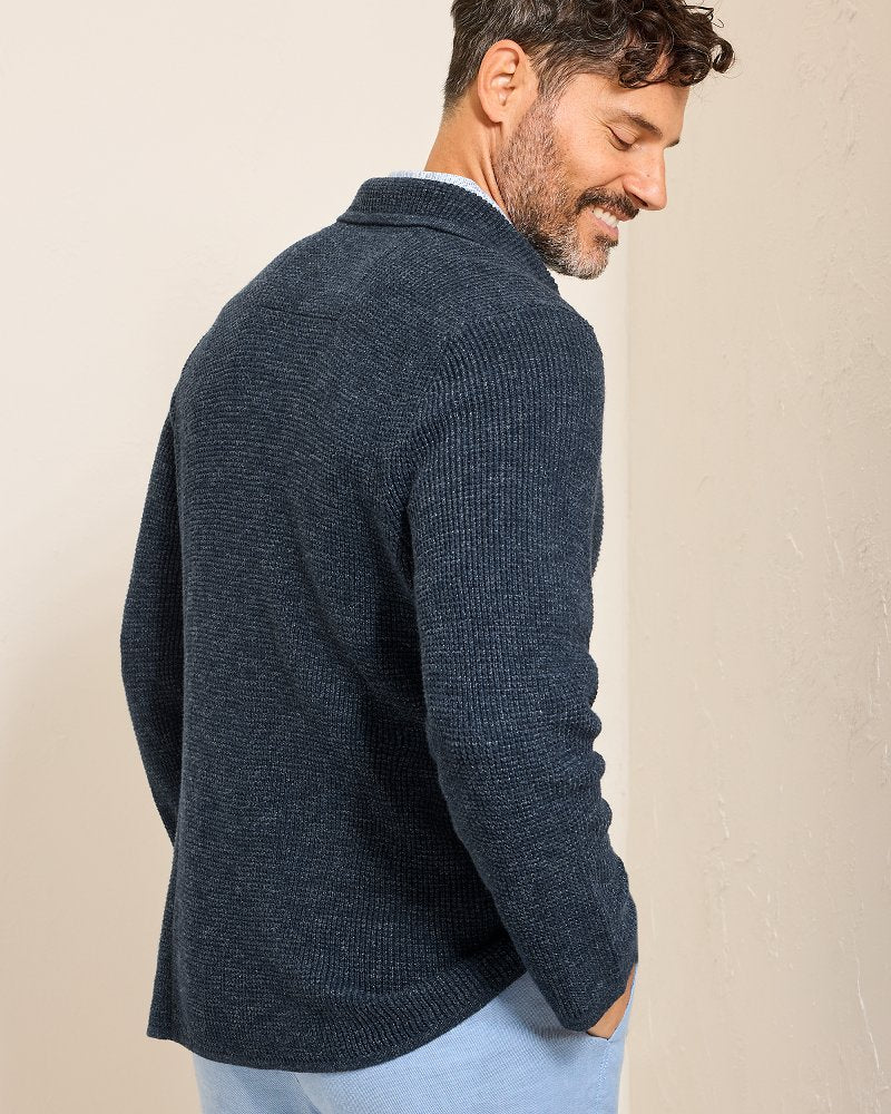 Tommy Bahama | Cityscape Sweater Blazer / Ocean Deep
