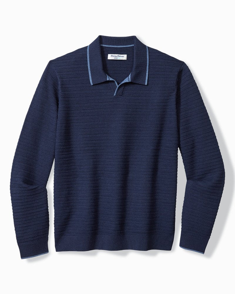 Tommy Bahama | Coolside Harbor IslandZone® Sweater Polo / Navy