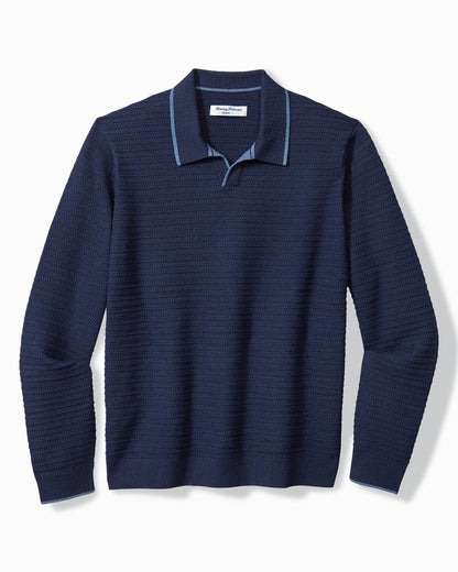 Tommy Bahama | Coolside Harbor IslandZone® Sweater Polo / Navy