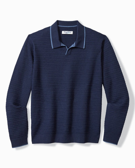 Tommy Bahama | Coolside Harbor IslandZone® Sweater Polo / Navy