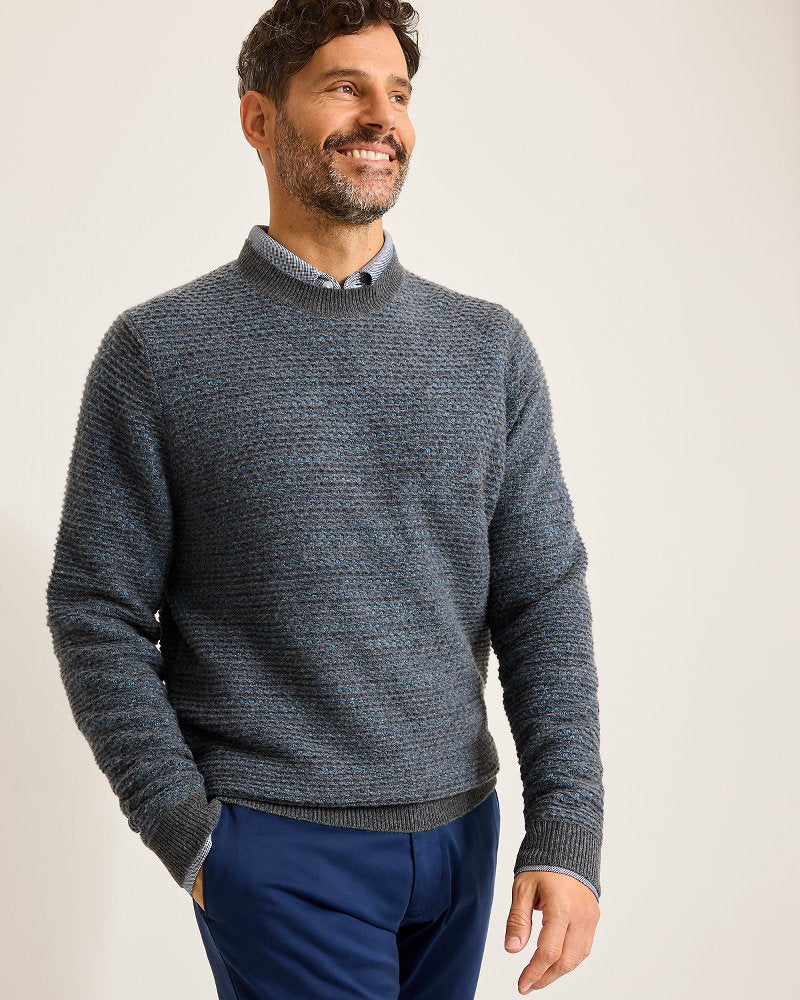Tommy Bahama | Walden Winter Crew Sweater / Galaxy Blue