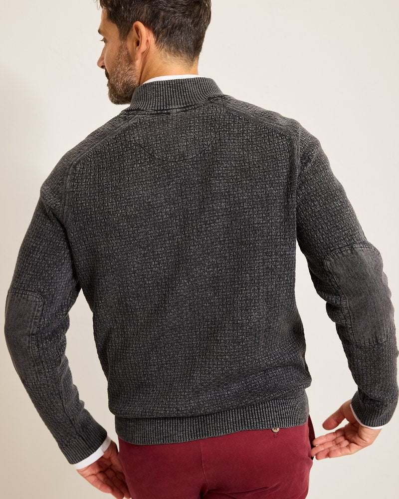 Tommy Bahama | Sunbreak Half-Zip Sweater / Black