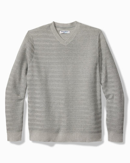 Tommy Bahama | Coolside Course IslandZone® Sweater / Grey Heather