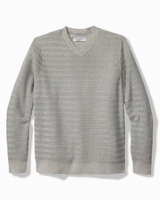 Tommy Bahama | Coolside Course IslandZone® Sweater / Grey Heather