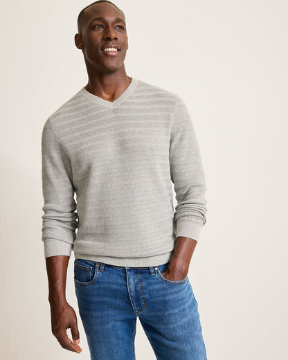 Tommy Bahama | Coolside Course IslandZone® Sweater / Grey Heather
