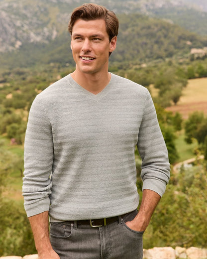 Tommy Bahama | Coolside Course IslandZone® Sweater / Grey Heather