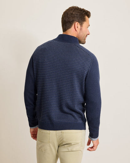 Tommy Bahama | Coastal Shores Half-Zip Sweater / Navy
