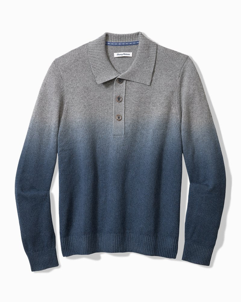 Tommy Bahama | Ombré Dip-Dye Sweater Polo / Dress Blues