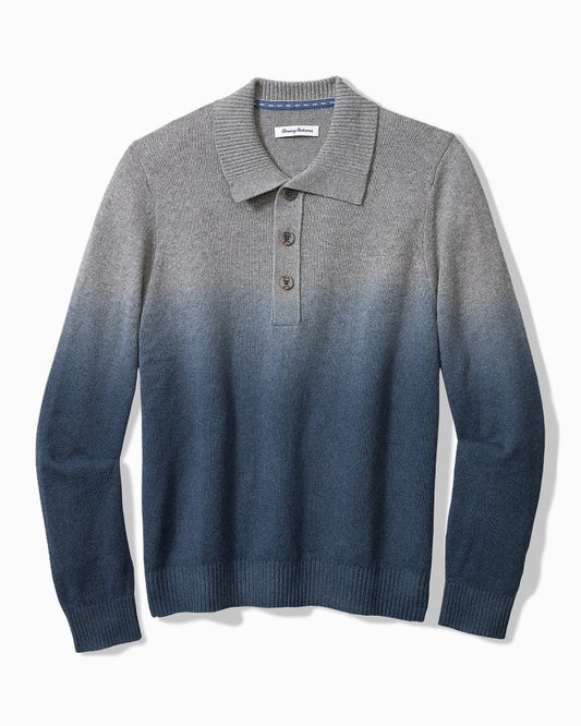 Tommy Bahama | Ombré Dip-Dye Sweater Polo / Dress Blues