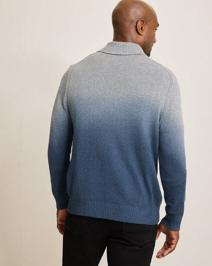Tommy Bahama | Ombré Dip-Dye Sweater Polo / Dress Blues
