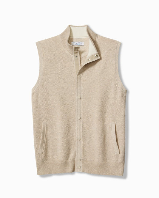 Tommy Bahama | Coolside Course IslandZone® Sweater Vest / Rustic Linen