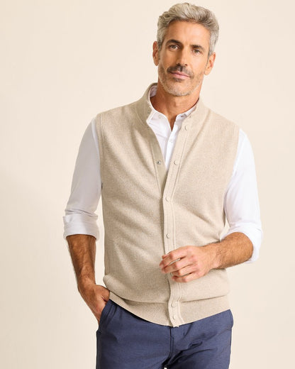 Tommy Bahama | Coolside Course IslandZone® Sweater Vest / Rustic Linen