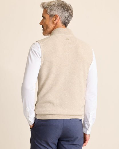 Tommy Bahama | Coolside Course IslandZone® Sweater Vest / Rustic Linen