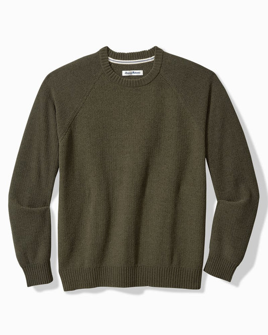 Tommy Bahama | Shoreline Surfcomber Crew Sweater / Forest Night