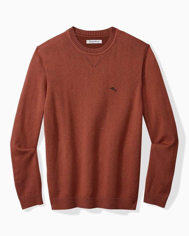 Tommy Bahama | Marlin Luxe Crew Sweater / Spicy Clay Heather